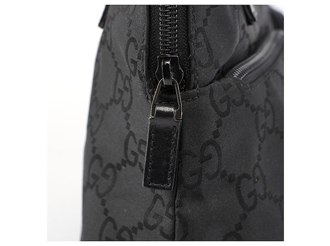 Gucci Borsa Tote Black GG Dual Pocket - vista 9