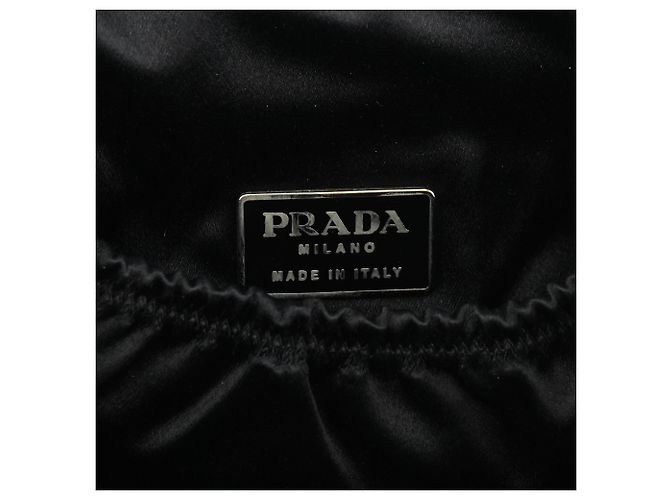 Prada Borsa Tote City in Tessuto nera - vista 8