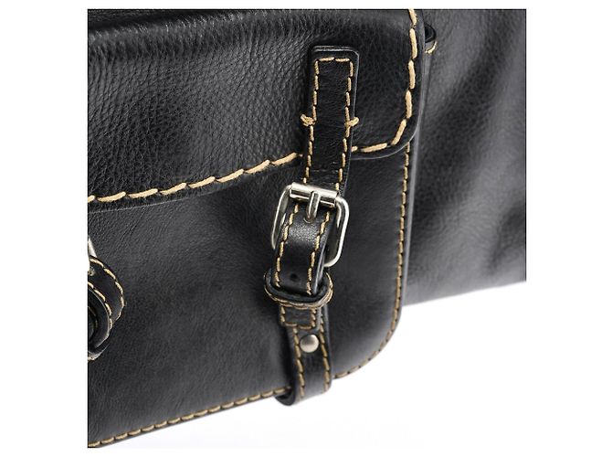 Chloé Borsa Tote Edith in pelle nera - vista 7