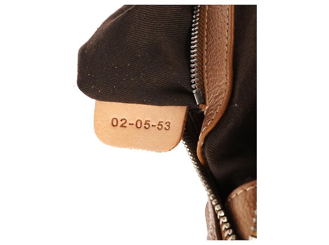 Chloé Borsa Tote Edith in pelle bronzo metallizzato - vista 13