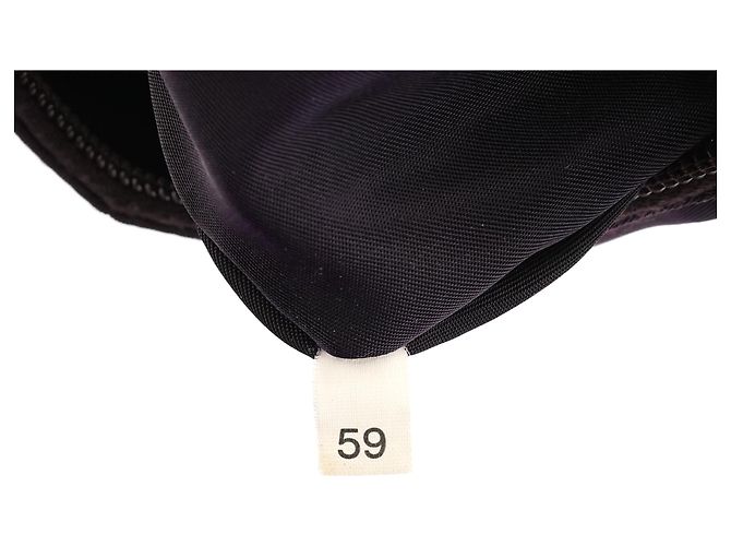 Prada Mini Borsa a Spalla Hobo in Nylon Tessuto Viola - vista 12