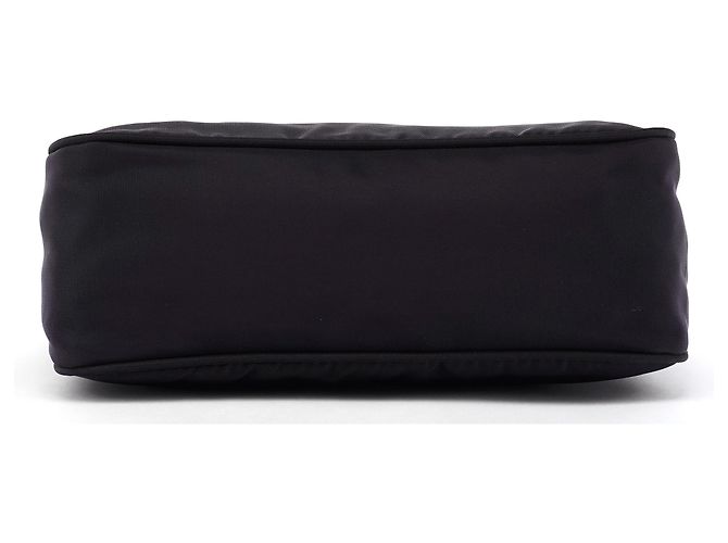 Prada Mini Borsa a Spalla Hobo in Nylon Tessuto Viola - vista 5