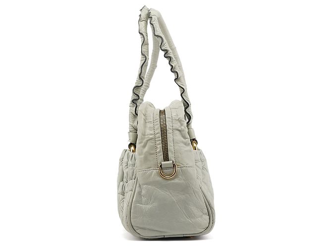 Marc Jacobs Saco Tote Stam em pele acolchoada cinzenta - vista 2