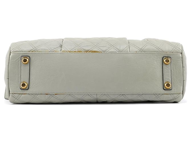 Marc Jacobs Saco Tote Stam em pele acolchoada cinzenta - vista 5