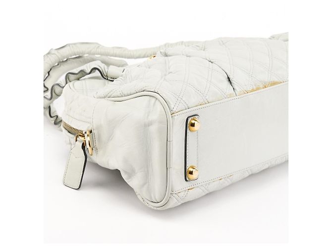 Marc Jacobs Saco Tote Stam em pele acolchoada cinzenta - vista 7