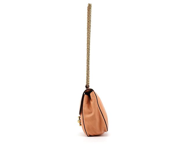 Chloé Borsa a tracolla Elsie in pelle rosa tenue - vista 2