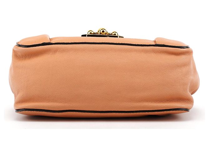 Chloé Borsa a tracolla Elsie in pelle rosa tenue - vista 5