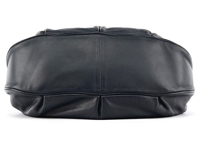 Marc Jacobs Navy Leder 2-Way Bag mit gestreiftem Griff - Ansicht 5
