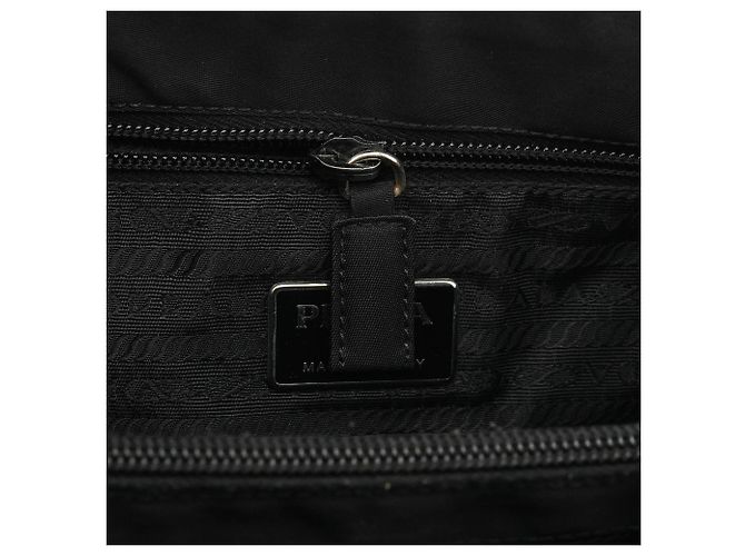 Prada Borsa Tote City B3864 Black Tessuto - vista 11
