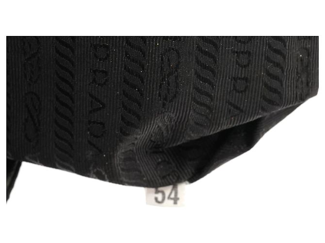 Prada Borsa Tote City B3864 Black Tessuto - vista 12