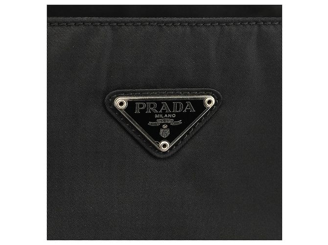 Prada Borsa Tote City B3864 Black Tessuto - vista 5