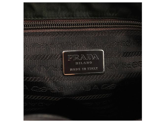 Prada Borsa Tote 1995 Green Tessuto Nappa Nylon - vista 10