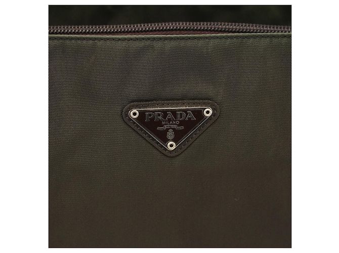 Prada Borsa Tote 1995 Green Tessuto Nappa Nylon - vista 5