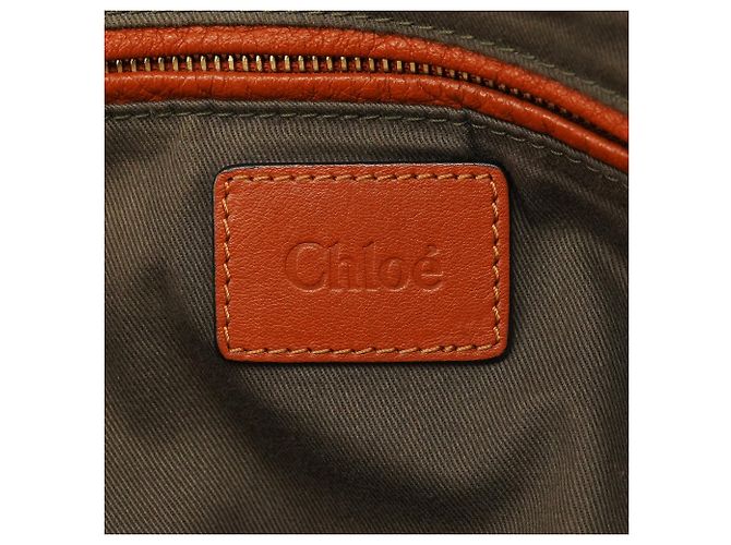 Chloé Borsa 2-Way Marcie in pelle marrone chiaro - vista 14