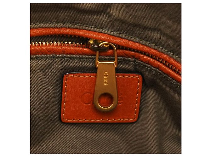Chloé Borsa 2-Way Marcie in pelle marrone chiaro - vista 15