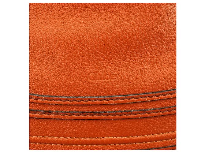 Chloé Borsa 2-Way Marcie in pelle marrone chiaro - vista 6