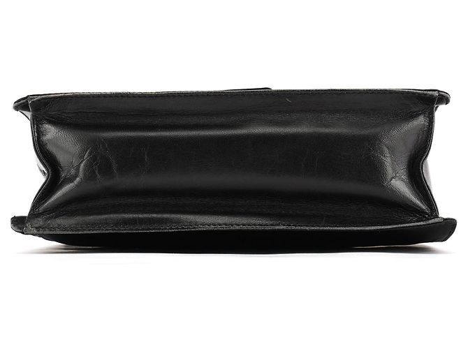 Prada Borsa a spalla con fibbia in Tessuto Nappa nero - vista 4