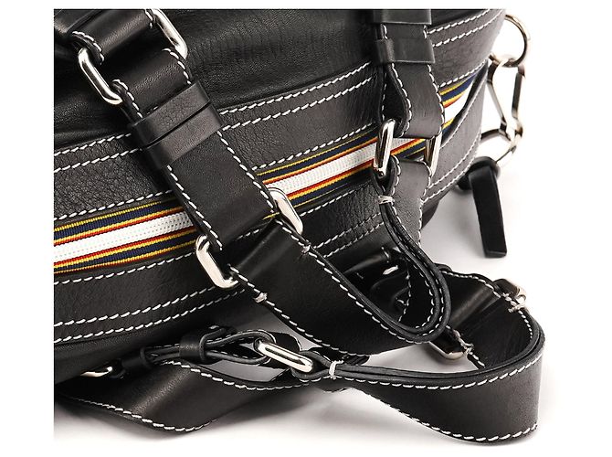 Chloé Borsa Bowling Patsy in pelle di vitello nera - vista 9