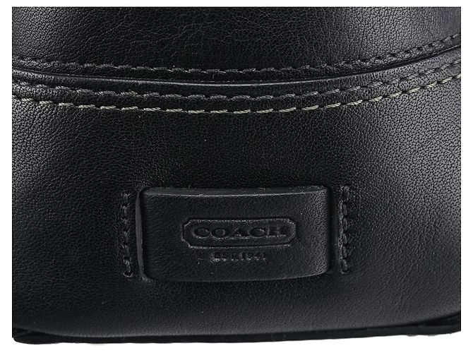 Coach Borsa Tote 11047 in pelle nera con chiusura turnlock - vista 11