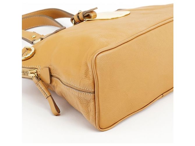 Mulberry mala 2-Way em couro bege - vista 10