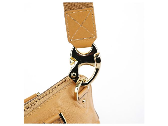 Mulberry mala 2-Way em couro bege - vista 12