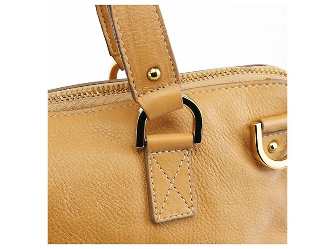 Mulberry mala 2-Way em couro bege - vista 7