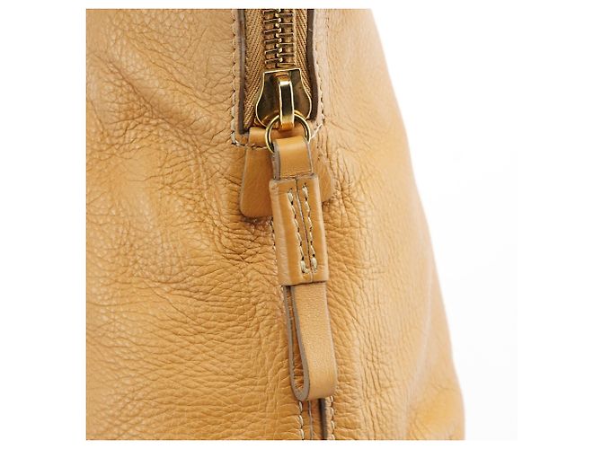 Mulberry mala 2-Way em couro bege - vista 8