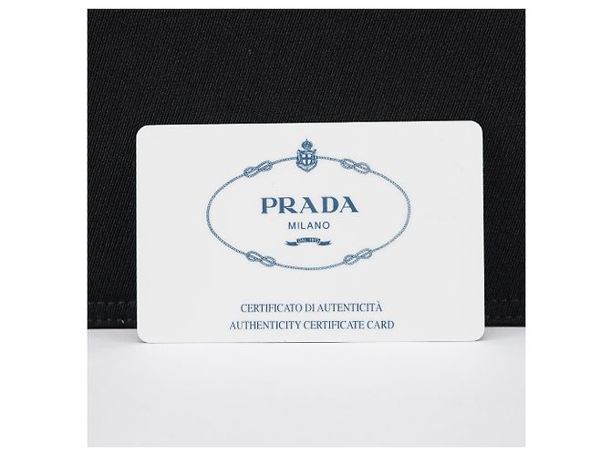 Prada Borsa Tote B6686 Black Tessuto Nylon Mesh - vista 11