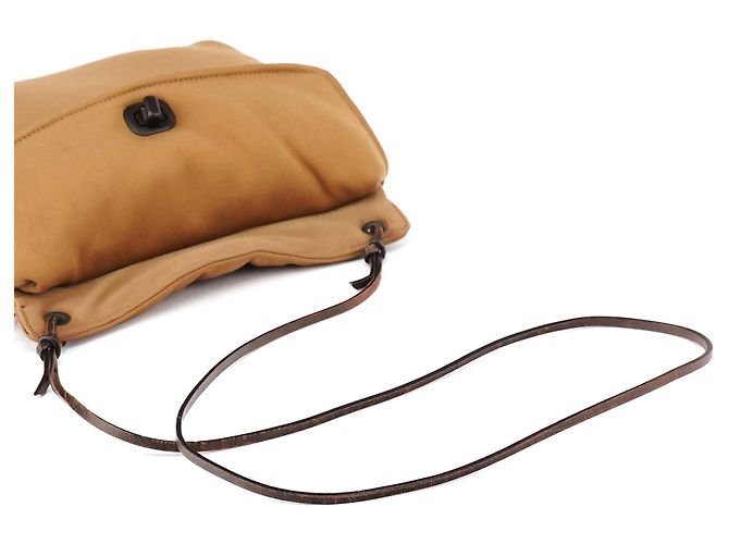 Miu Miu Borsa a tracolla in shearling beige Autunno 1999 - vista 11