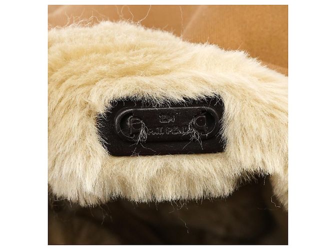 Miu Miu Borsa a tracolla in shearling beige Autunno 1999 - vista 13