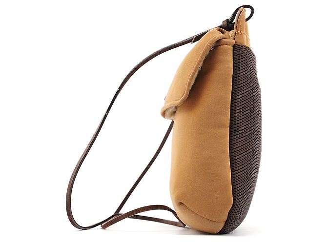 Miu Miu Borsa a tracolla in shearling beige Autunno 1999 - vista 3
