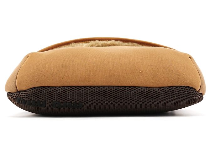 Miu Miu Borsa a tracolla in shearling beige Autunno 1999 - vista 6