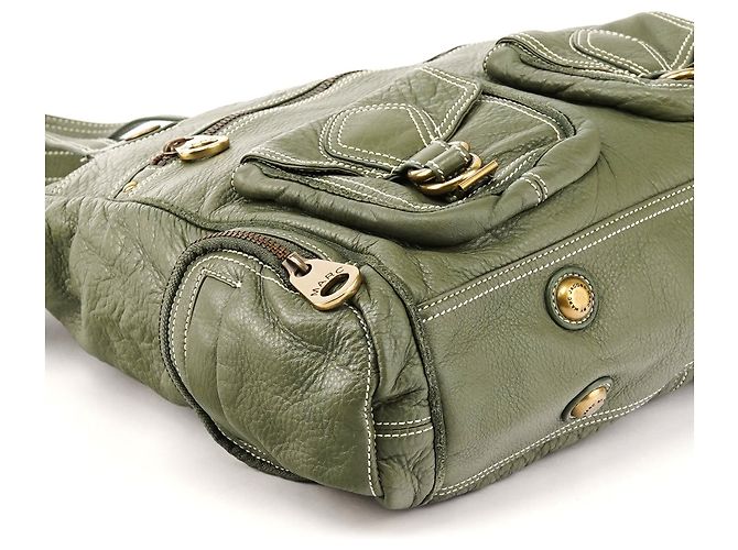 Marc by Marc Jacobs Olive Pebbled Leather Multi-Pocket Tote Bag - Ansicht 11