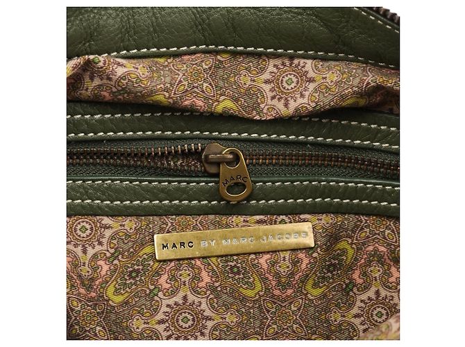 Marc by Marc Jacobs Olive Pebbled Leather Multi-Pocket Tote Bag - Ansicht 15