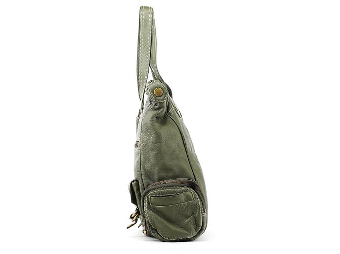 Marc by Marc Jacobs Olive Pebbled Leather Multi-Pocket Tote Bag - Ansicht 2