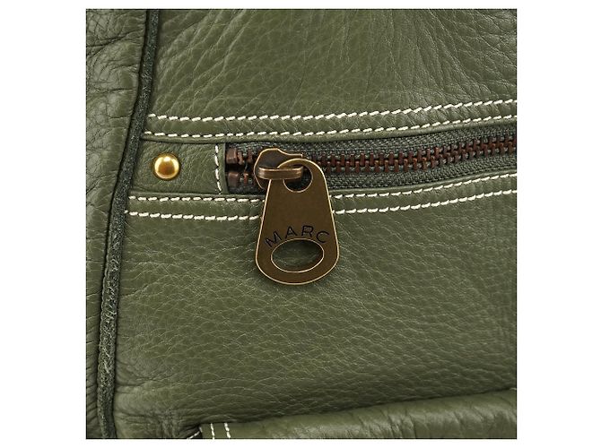 Marc by Marc Jacobs Olive Pebbled Leather Multi-Pocket Tote Bag - Ansicht 7