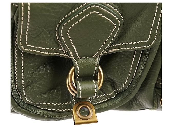 Marc by Marc Jacobs Olive Pebbled Leather Multi-Pocket Tote Bag - Ansicht 8