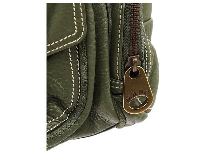 Marc by Marc Jacobs Olive Pebbled Leather Multi-Pocket Tote Bag - Ansicht 9
