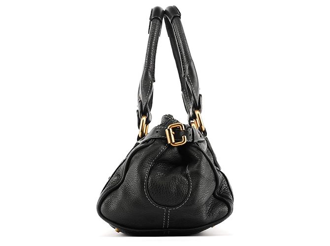 Chloé Borsa a tracolla Paddington in pelle nera - vista 2