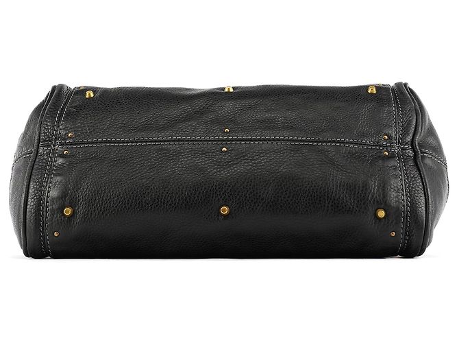 Chloé Borsa a tracolla Paddington in pelle nera - vista 5
