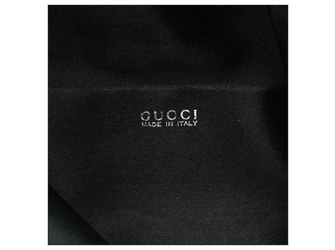 Bamboo Gucci Mini Borsa 2-Way in Raso Nero e Bambù - vista 12