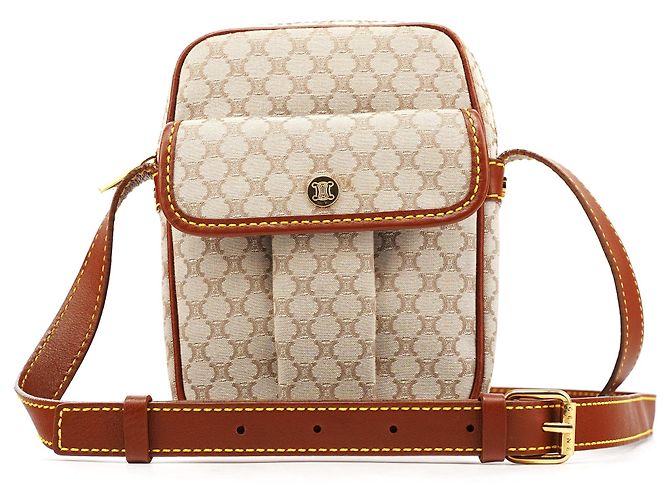 Céline Borsa a tracolla Macadam Beige - vista 2