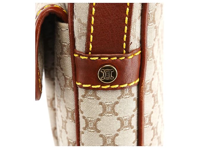 Céline Borsa a tracolla Macadam Beige - vista 7
