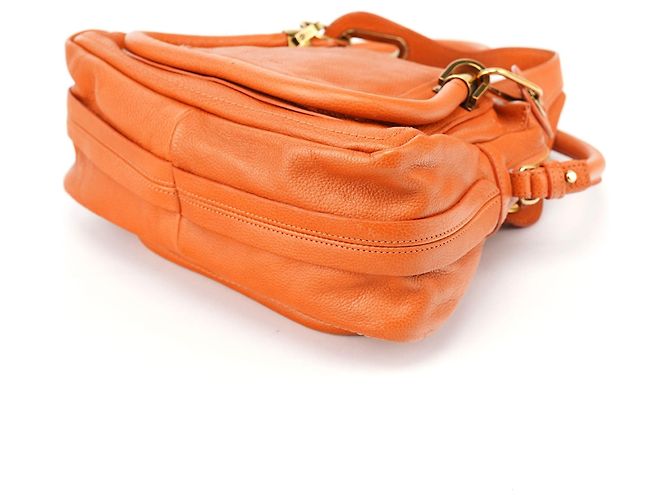 Chloé Borsa a tracolla 2-Way Paraty in pelle arancione - vista 12