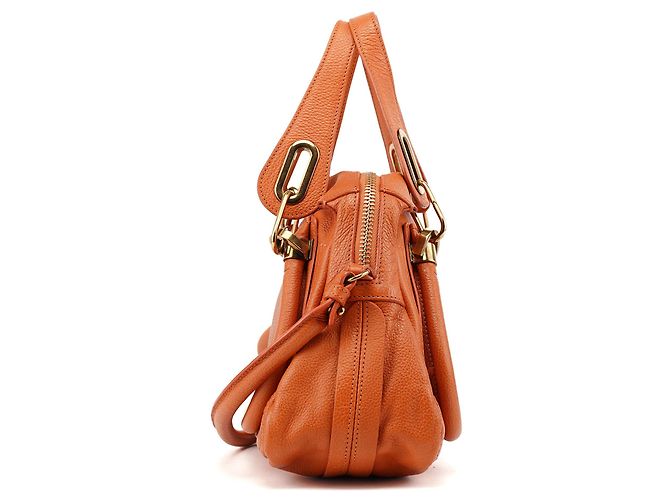 Chloé Borsa a tracolla 2-Way Paraty in pelle arancione - vista 2