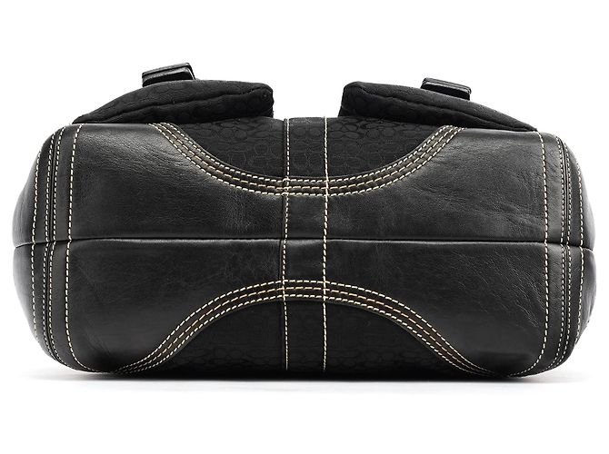 Coach Borsa Tote 3646 Black Signature Soho Tote Bag - vista 4