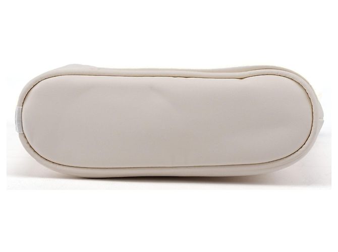 Céline Borsa in nylon bianca con manico in plastica - vista 4