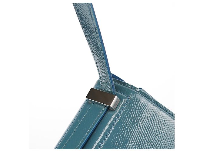 Givenchy Borsa a tracolla Pandora in pelle Saffiano blu navy - vista 12