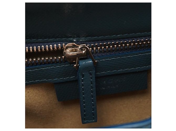 Givenchy Borsa a tracolla Pandora in pelle Saffiano blu navy - vista 15