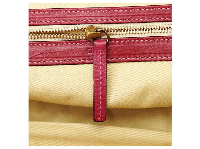 Chloé Borsa Tote in pelle di agnello bordeaux - vista 13